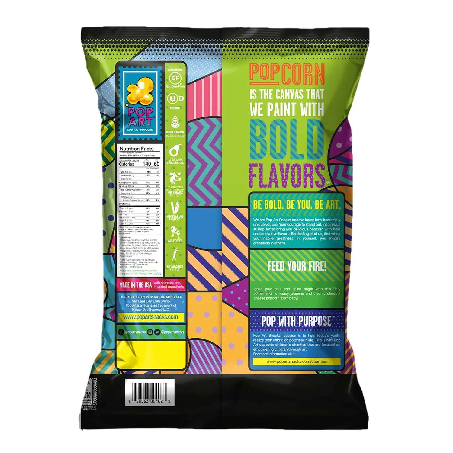 White Cheddar Jalapeno Popcorn - Image 3