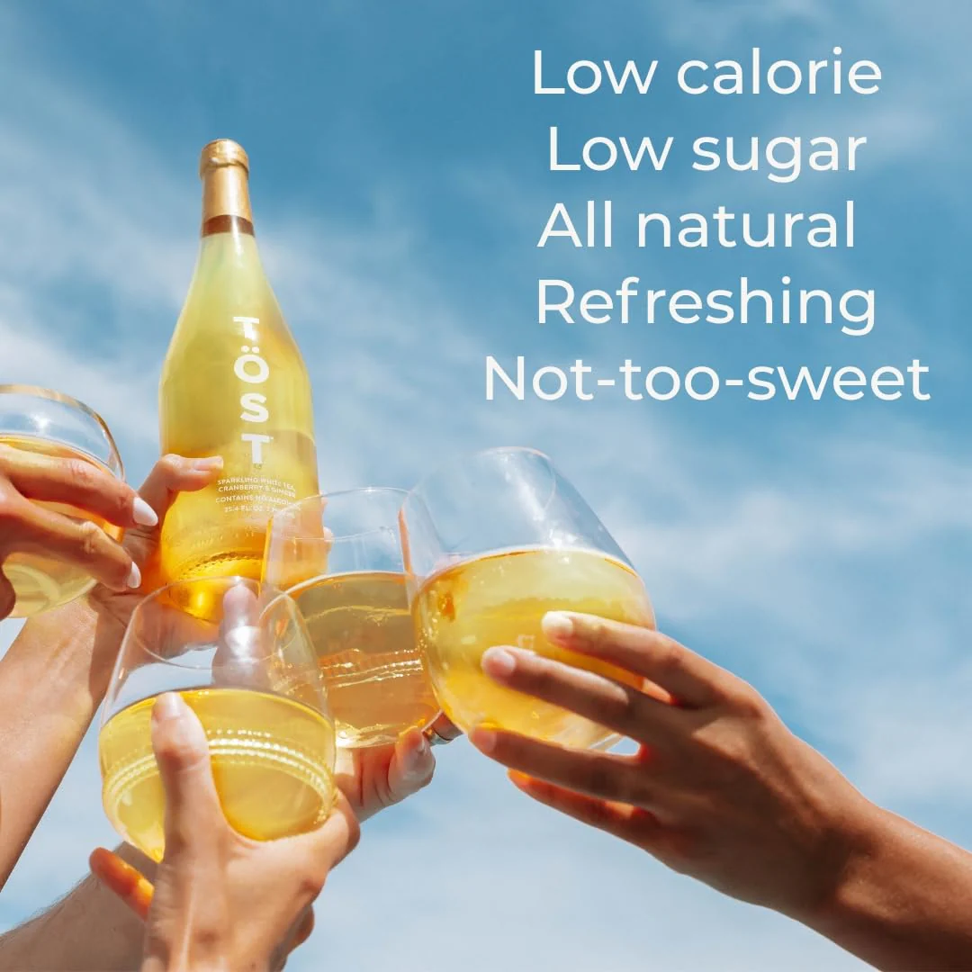 White Tea Ginger & Elderberry Non-Alcoholic Sparkling Wine - Image 2