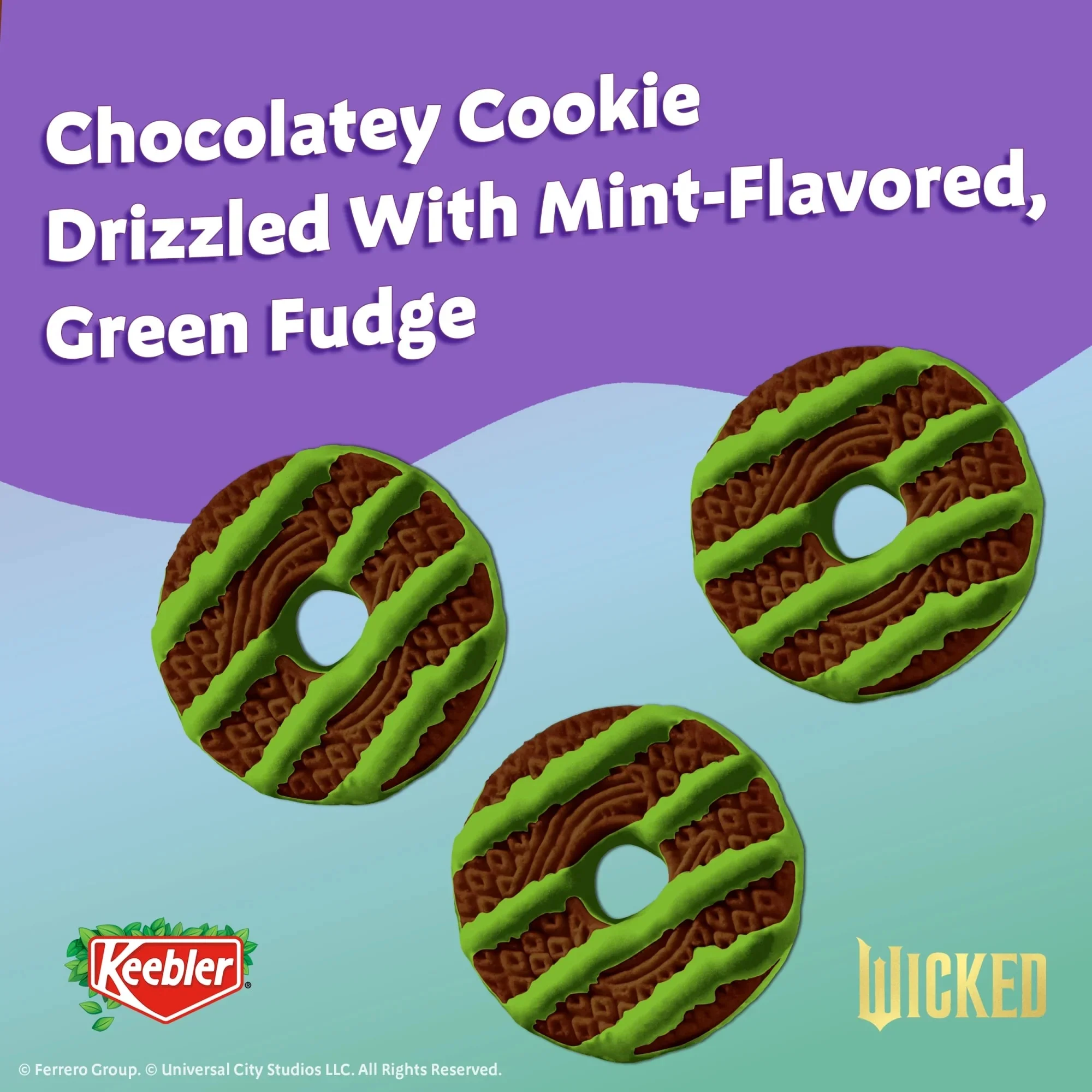 Wicked Fudge Stripes Chocolatey Mint Cookies - Image 2