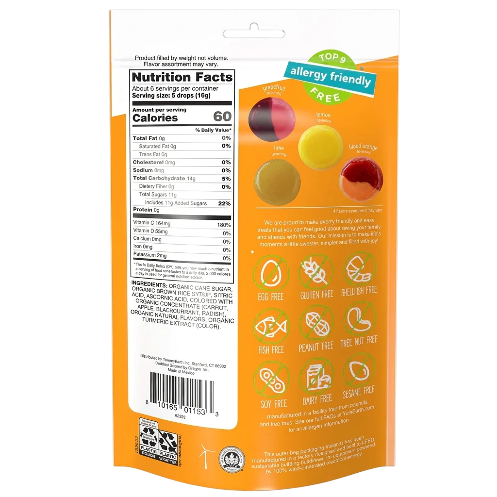 Yummy Organic Vitamin C Drops Anti Oxifruits - Image 2