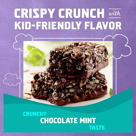 Zbar Protein Chocolate Mint Flavor Crispy Snack Bars (10 CT) - Image 3